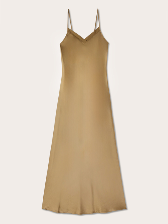 Vestito lungo lingerie in raso
