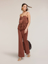 Pantaloni flare in misto lino image number 2