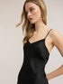 Vestito lungo lingerie in raso image number 3