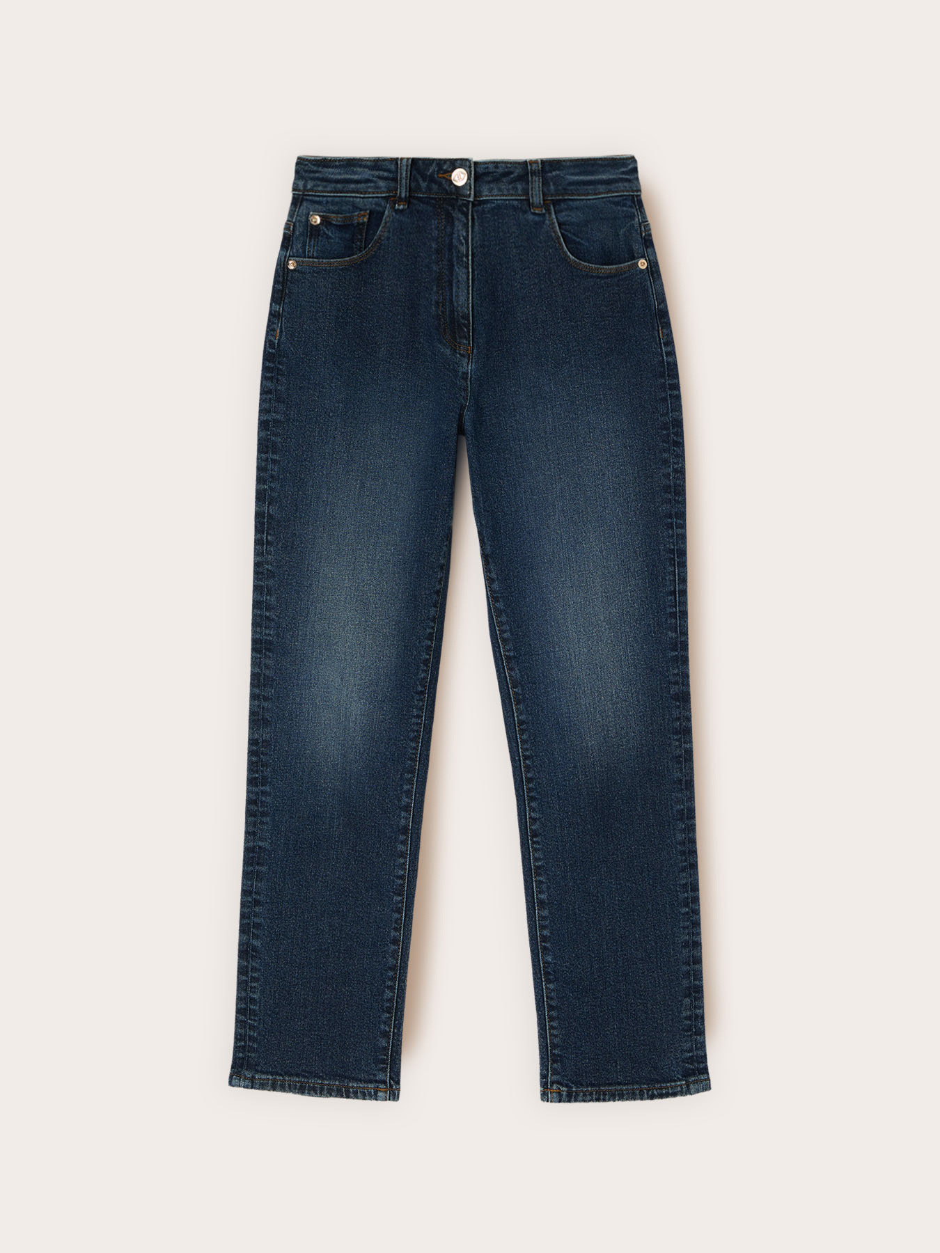 Jeans mum fit vita alta image number 4