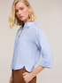 Camicia boxy in lino image number 2