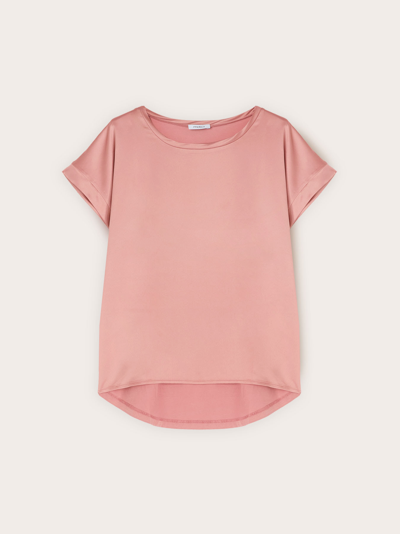 T-shirt bimaterica misto cotone image number 3