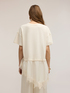 T-shirt con inserto in pizzo image number 1