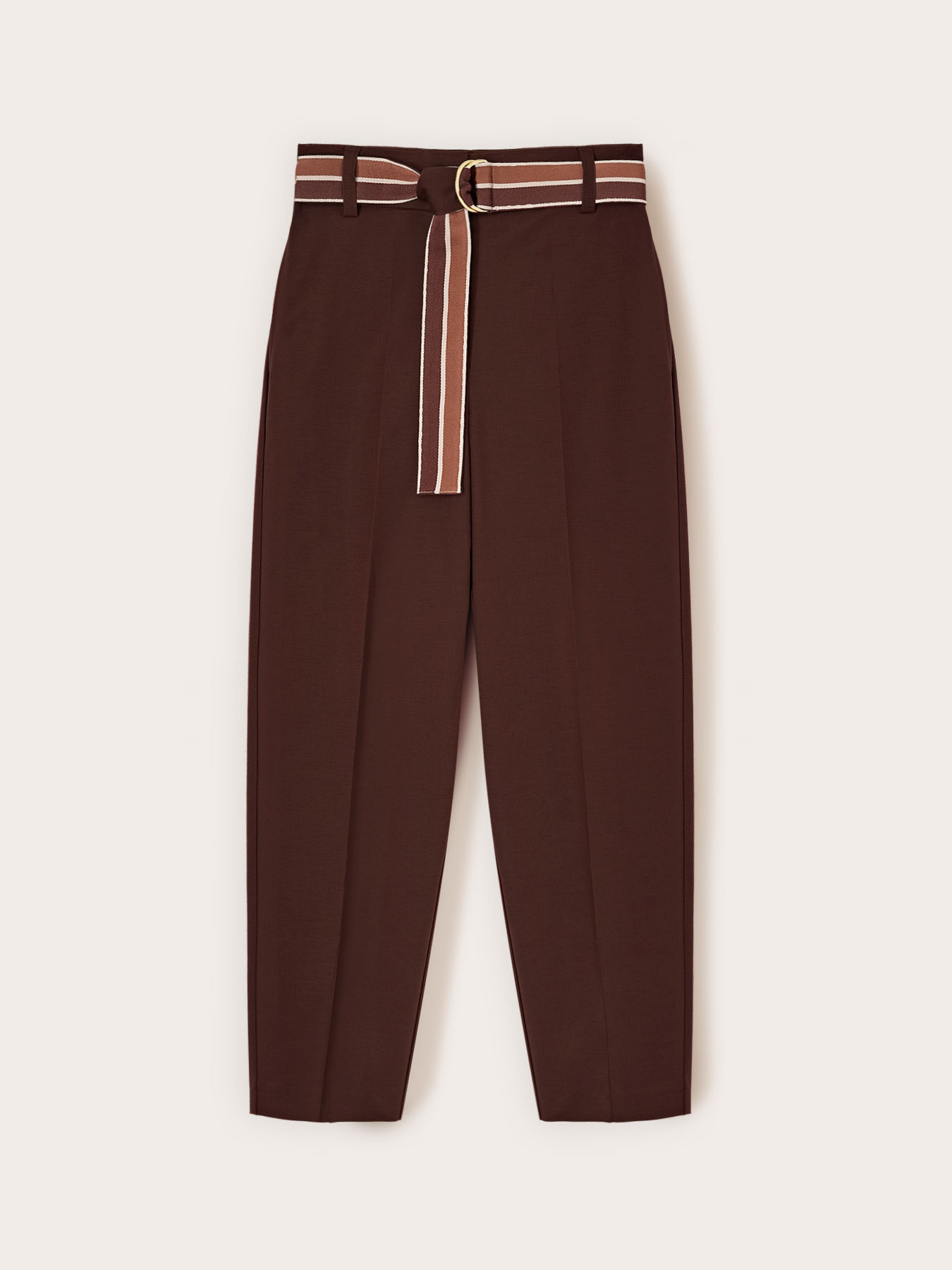 Pantaloni regular con cintura image number 4