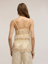 Top in pizzo con scollo a V image number 1