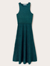 Vestito flare in maglia pliss&eacute; image number 4
