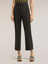 Pantaloni cropped in cady cr&ecirc;pe image number 2