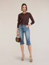 Cardigan in misto lino image number 3