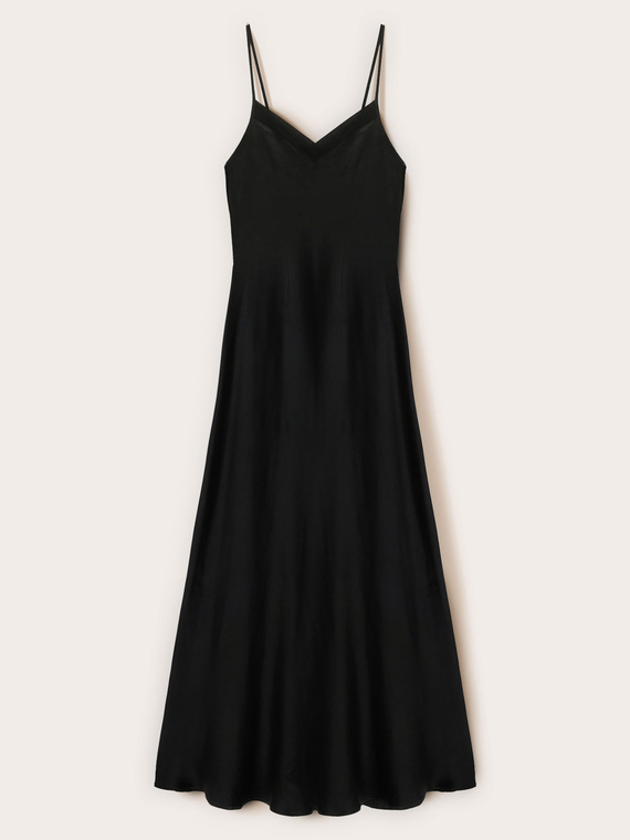Vestito lungo lingerie in raso