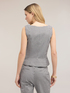 Top misto cotone tinto filo con fantasia vichy image number 1