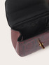 Borsa a tracolla con texture effetto rettile image number 4