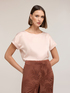 T-shirt bimaterica misto cotone image number 2