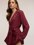 Camicia in twill di viscosa con profili a contrasto image number 2