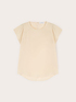 Blusa in cr&ecirc;pe de chine con pieghe image number 4