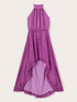 Vestito lungo asimmetrico con schiena scoperta image number 4