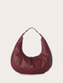 Borsa a tracolla hobo con nappine image number 1