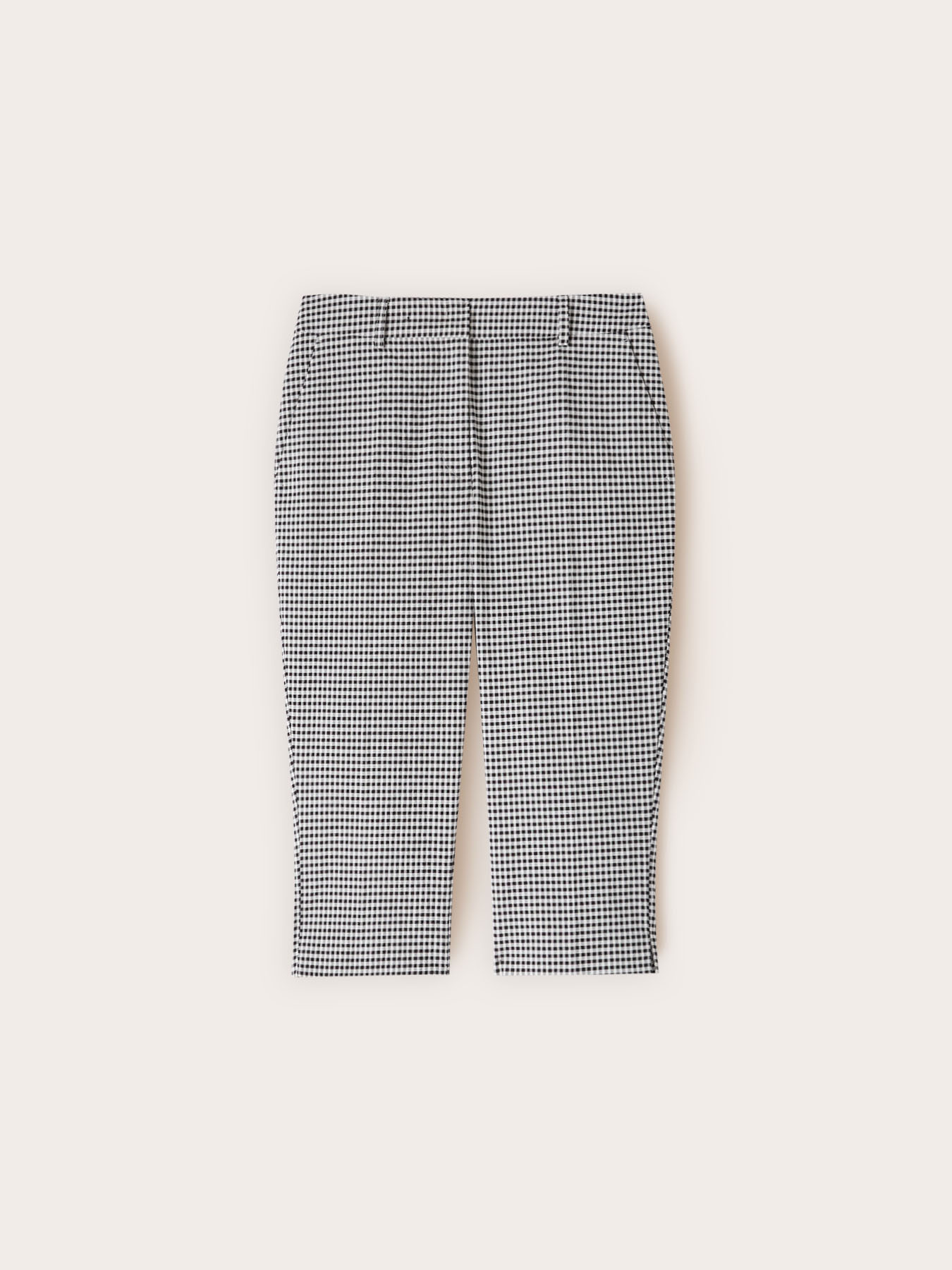 Pantaloni capri fantasia vichy image number 4