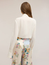 Camicia in georgette con sciarpa image number 1