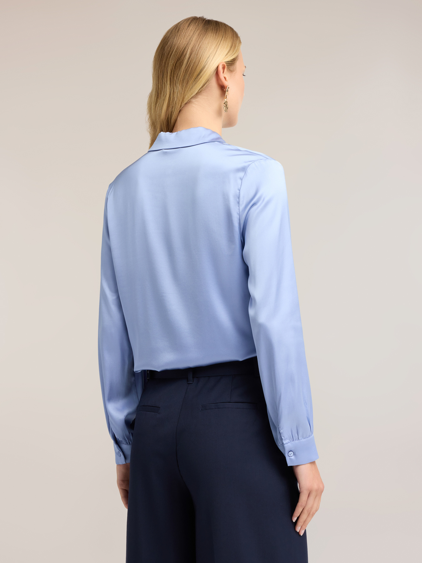 Camicia in raso image number 1
