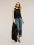 Top in rete con paillettes image number 2