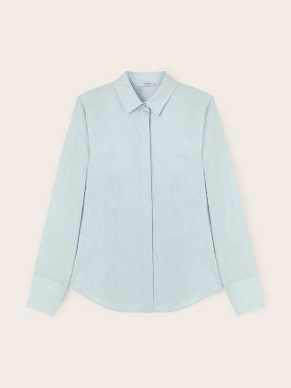 Camicia in popeline di misto cotone