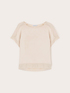 Blusa in raso con scollo a barchetta image number 4