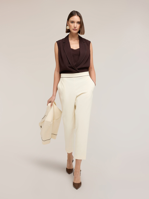 Top a body con colletto The Tailoring Lab