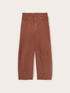 Pantaloni balloon in drill di cotone image number 4