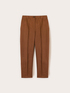 Pantaloni regular in misto lino image number 3