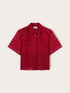 Camicia boxy in pizzo macram&eacute; image number 4