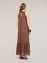 Vestito lungo in creponne misto lyocell image number 1