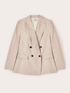 Blazer doppiopetto in lino image number 4