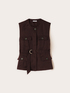 Gilet sahariana misto lino lyocell image number 4