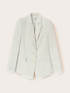 Blazer strutturato in misto lino image number 4
