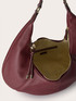 Borsa a tracolla hobo con nappine image number 4