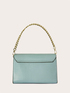 Borsa tracolla con catena e nottolino image number 2