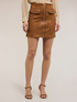 Minigonna linea ad A con zip image number 2