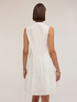 Vestito chemisier in voile con colletto coreano image number 1