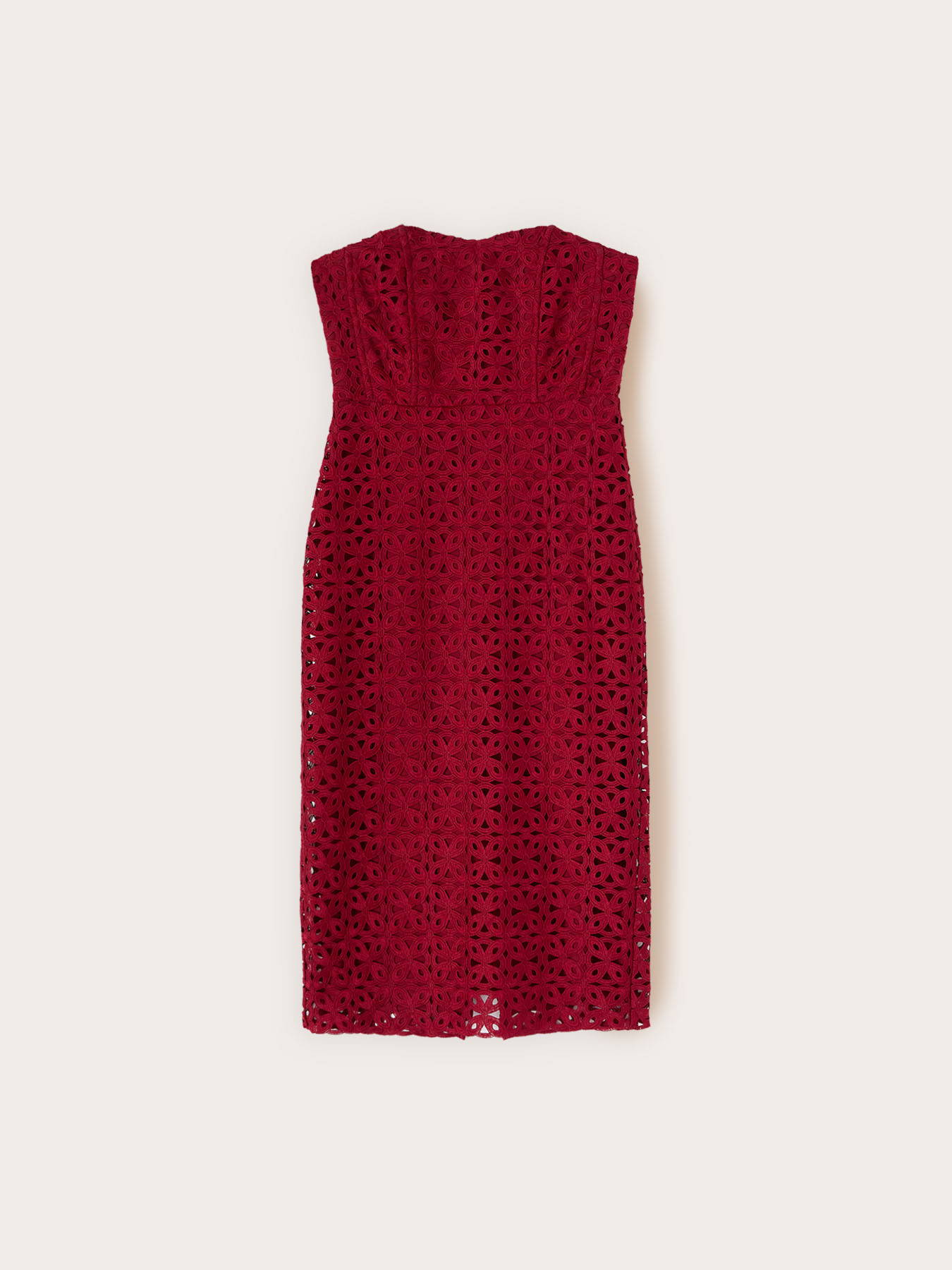 Vestito tubino in pizzo macram&eacute; image number 4