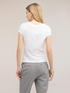T-shirt con drappeggio laterale asimmetrico image number 1