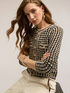 Cardigan in maglia traforata image number 0