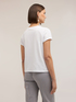 T-shirt con fiocco di strass image number 1