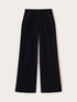 Jeans palazzo con bottoni decorativi image number 4