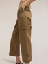Pantaloni cargo in gabardine di cotone image number 3