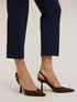 D&eacute;collet&eacute; slingback effetto pitone image number 0
