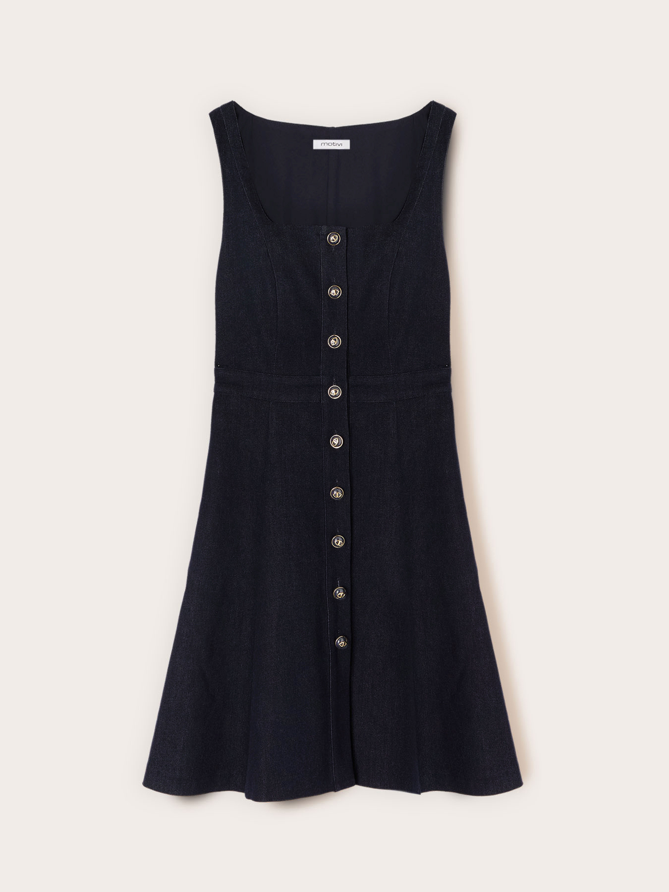 Vestito chemisier in denim image number 4