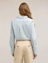 Camicia a righe con ricamo floreale image number 2