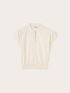 Polo in maglia misto viscosa image number 3