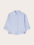 Camicia boxy in lino image number 4