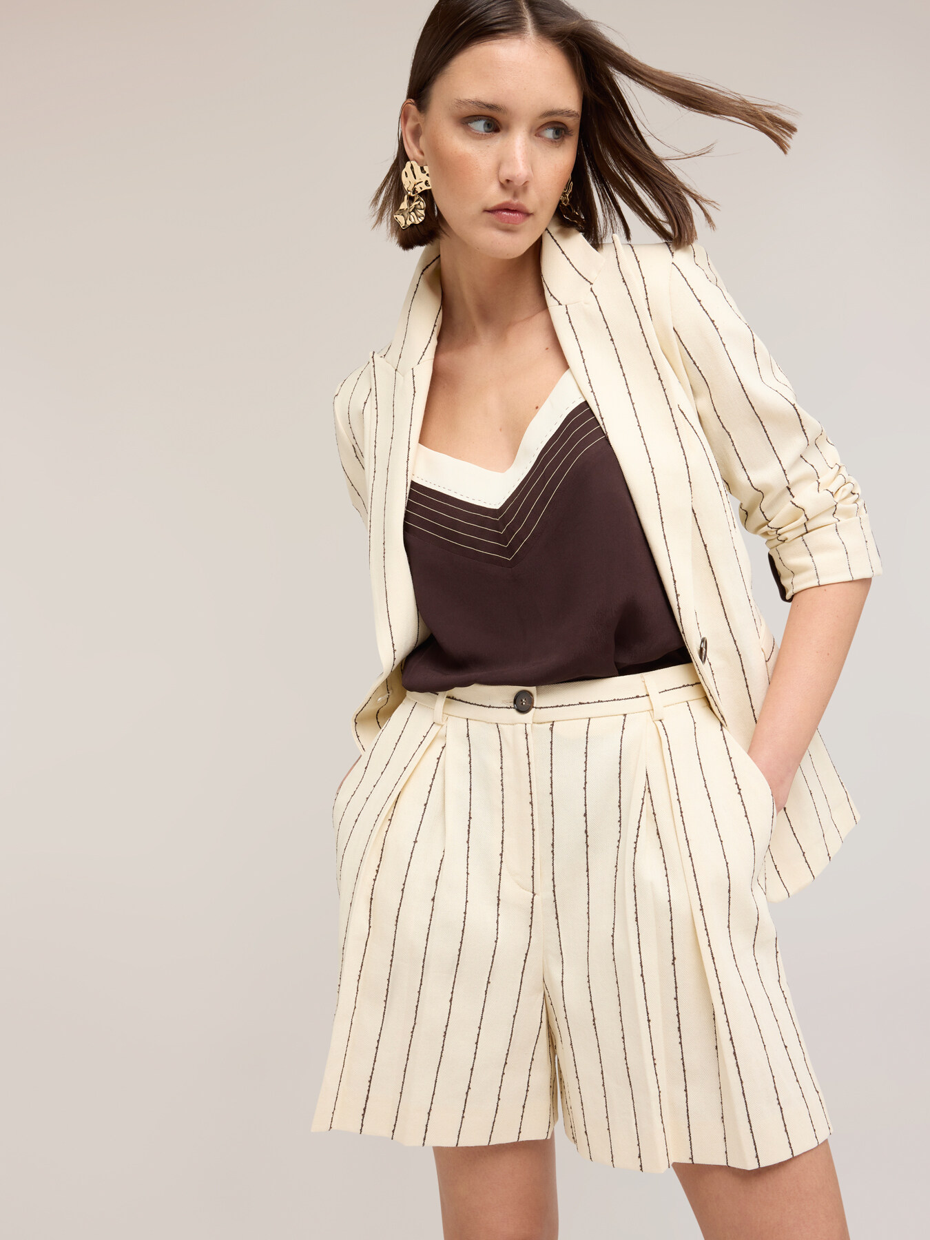 Shorts gessati The Tailoring Lab image number 4